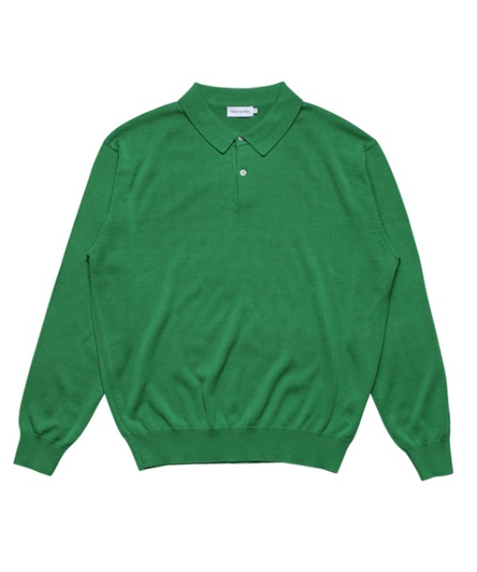 [스테디에브리웨어] 2B Cotton Collar Knit (Green)
